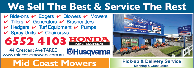 Mid Coast Mowers Promotion — Outdoor Power Products in Taree, NSW